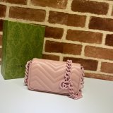 Best High Quality Best Quality Gucci GG Marmont belt 699757 bag