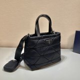 Buy Prada Best Quality Shoulder 1BG380 Black Handbags