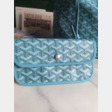Luxury Goyard Saint Louis 020184/020144 PM/GM Blue Best Quality Bag