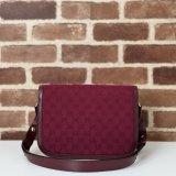 GG Supreme 602204 Red 602204 Best Quality Gucci 1955 Horsebit Bags