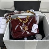 CC Best Quality 26CM Goatskin Gold-Tone Silver-Tone & Ruthenium