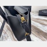 Celine Best Quality Navy blue Luggage plain calfskin portable
