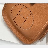 Best Quality Hermes Evelyne III TPM Mini Camel Bags