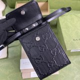 Best Best Quality Gucci GG embossed mini 625571 black bag