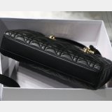 Dior High Quality Best Quality Black/White Lady Dior Cannage Tech Pouch 26cm
