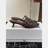 Top Loewe Petal Anagram Rhinestone Suede Slide