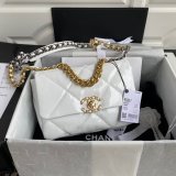 CC Best Quality 26CM Goatskin Gold-Tone Silver-Tone & Ruthenium