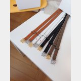 Luxury Inspired Loewe Anagram 2.0cm Width Best Quality Belt