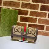 Best Quality Gucci High Quality GG Supreme Ophidia Continental 523153 Wallet