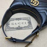 Gucci Best 699514 GG Marmont half-moon-shaped Best Quality bag