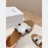 Celine Best Quality Paris Premium Flats Sandal Triomphe Shoes
