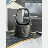 Saint Laurent 763961 Best Quality Gaby Top Handle Bucket Shoulder Bags