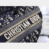 Best Quality Saddle Bag Blue Dior Oblique Jacquard