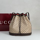 Gucci 876060/A002GW/875238 Bucket Web Crossbody 1:1 Bag