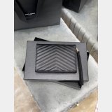 Buy Best Quality YSL Saint Laurent Monogram Clutch 617662 Quilted Grain