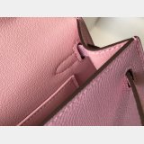 Hermes Outlet 1:1 Best Quality Mini Kelly Pink Handbags