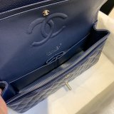 New CC 2021 Best Quality Quilted Caviar Leather Caviar CF1112 25CM Bags