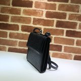Gucci Best Quality 625782 Black GG embossed messenger bag