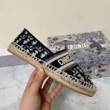 Dior Buy High Quality Monogram Embroidered Fisherman Best Quality Shoes