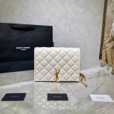 Best Quality Saint Laurent Becky Large chain bag in quilted lambskin