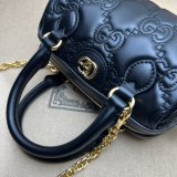 Gucci Best Perfect GG matelassé leather top handle 702251 Best Quality bag