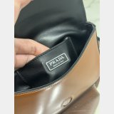 Black Brushed Shoulder Strap Prada 2VD061 Best Quality Designer Bag