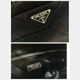 Buy Prada Best Quality Shoulder 1BG380 Black Handbags