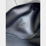 Cheap Loro Piana L27 Extra Pocket Pouch Black Best Quality Bag