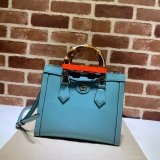 AAA Best Quality Designer Gucci 660195 Diana small tote leather Handbags