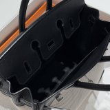Best Hermes Birkin handmade Stiching Handbags Swift Leather 25CM