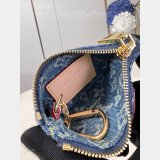 Designer Key Pouch Monogram Denim M82961 Best Quality Louis Vuitton Bag