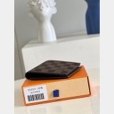 Louis Vuitton Men Best Quality M64002 Slender Wallet Monogram Eclipse Canvas