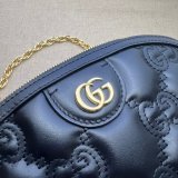 Gucci Luxury 702229 GG Matelassé Leather Shoulder Best Quality Bag