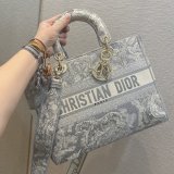 UK 1:1 Mirror High Quality Best Quality Lady Dior 32cm Bag