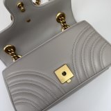 Grey GG Marmont 446744 Mini Matelassé Gucci Best Quality Bag