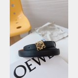 Luxury Inspired Loewe Anagram 2.0cm Width Best Quality Belt
