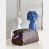Perfect Louis Vuitton Best Quality Dopp Kit Toilet Pouch Travel M46253 Bag