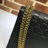 Best Quality 7 Star Gucci Padlock medium GG shoulder 409486 bag
