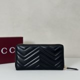 Best Quality Gucci GG Marmont Zip Around Wallet #837758 Bag