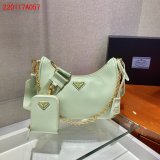 Best Quality Prada Handbags Cheap Highest Quality For Leather Hobo Re-Edition You