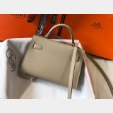 Earth yellow Mini Kelly Hermes Best Quality Handbags