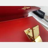 Celine Best Quality Teen Classic Box Red Bag