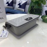 Best Quality CC Le Boy Flap Bag caviar leather 25CM