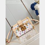 Louis Vuitton 1:1 LV x TM Petite Malle Monogram Multicolor M28243 Handbags