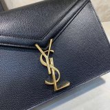YSL Best Quality New Cassandra 532750 Caviar Envelope Bag