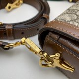 Gucci Beige Best Quality Horsebit 1955 mini aaa bag
