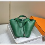 Designer Hermes Picotin Bags 18/22CM Silver Best Quality Best Online