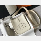 Hermes Evelyne Handbags Best Quality  off White