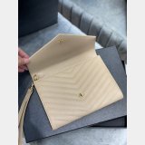 Buy Best Quality YSL Saint Laurent Monogram Clutch 617662 Quilted Grain