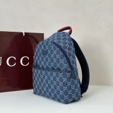 Gucci Children's GG Backpack Ebony Supreme 782708 Fake Bag